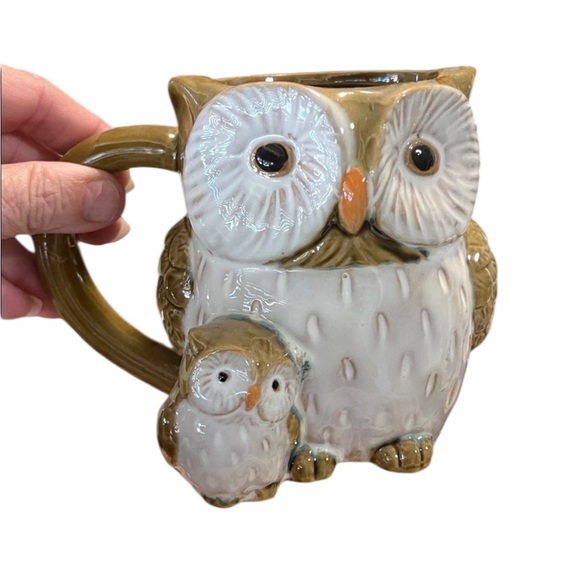 Owl Ceramic Mug and Shakers Set- New - Picture 6 of 7